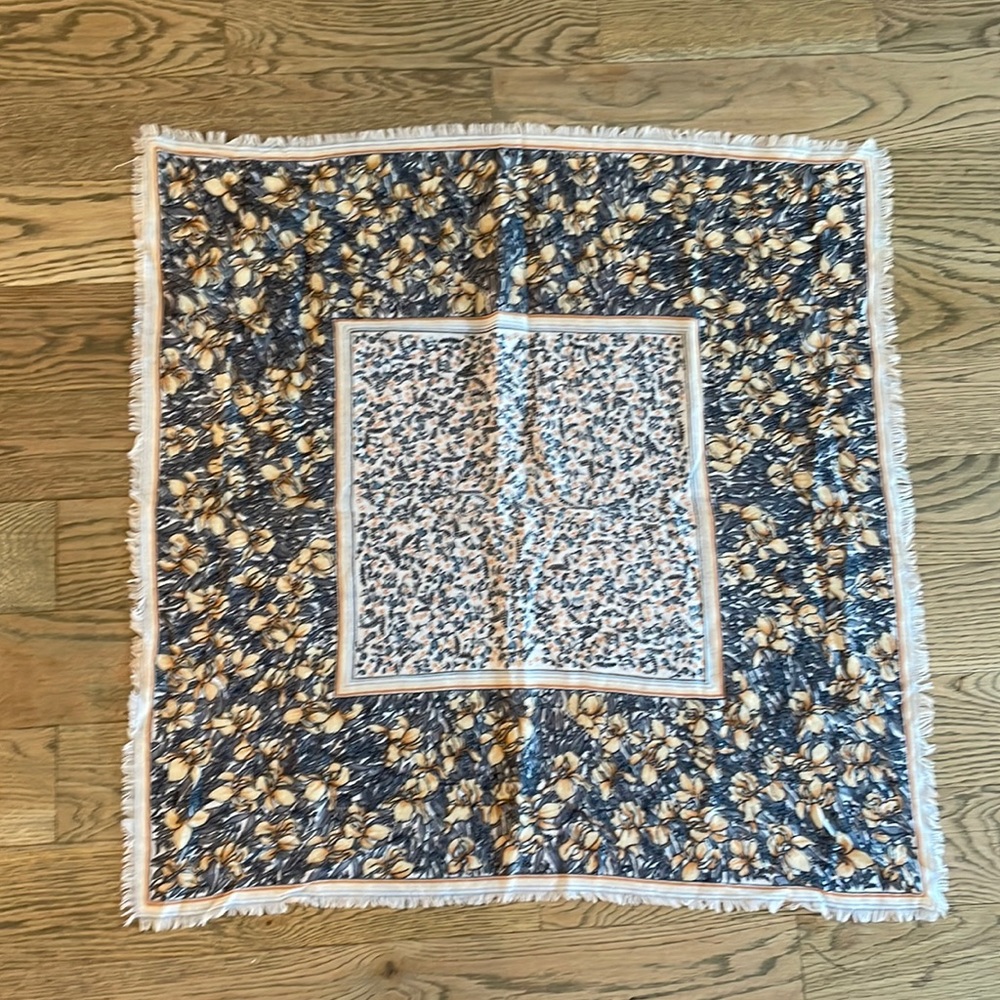Vintage floral scarf